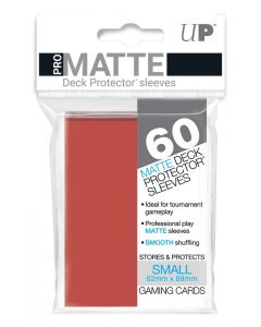 UP - Deck Protector Sleeves - PRO-Matte - Small Size (60) - Red