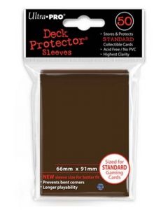 UP - Deck Protector Sleeves - Standard Size (50) - Brown