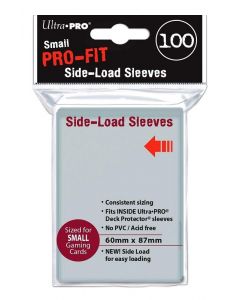 UP - Inner Sleeves - PRO-Fit Side Load - Small Size (100) - Clear