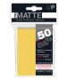UP - Deck Protector Sleeves - PRO-Matte - Standard Size (50) - Yellow
